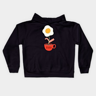 Blooming breakfast Kids Hoodie